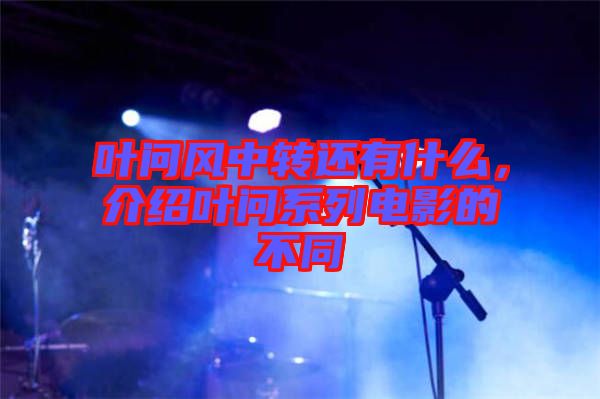 葉問風(fēng)中轉(zhuǎn)還有什么，介紹葉問系列電影的不同